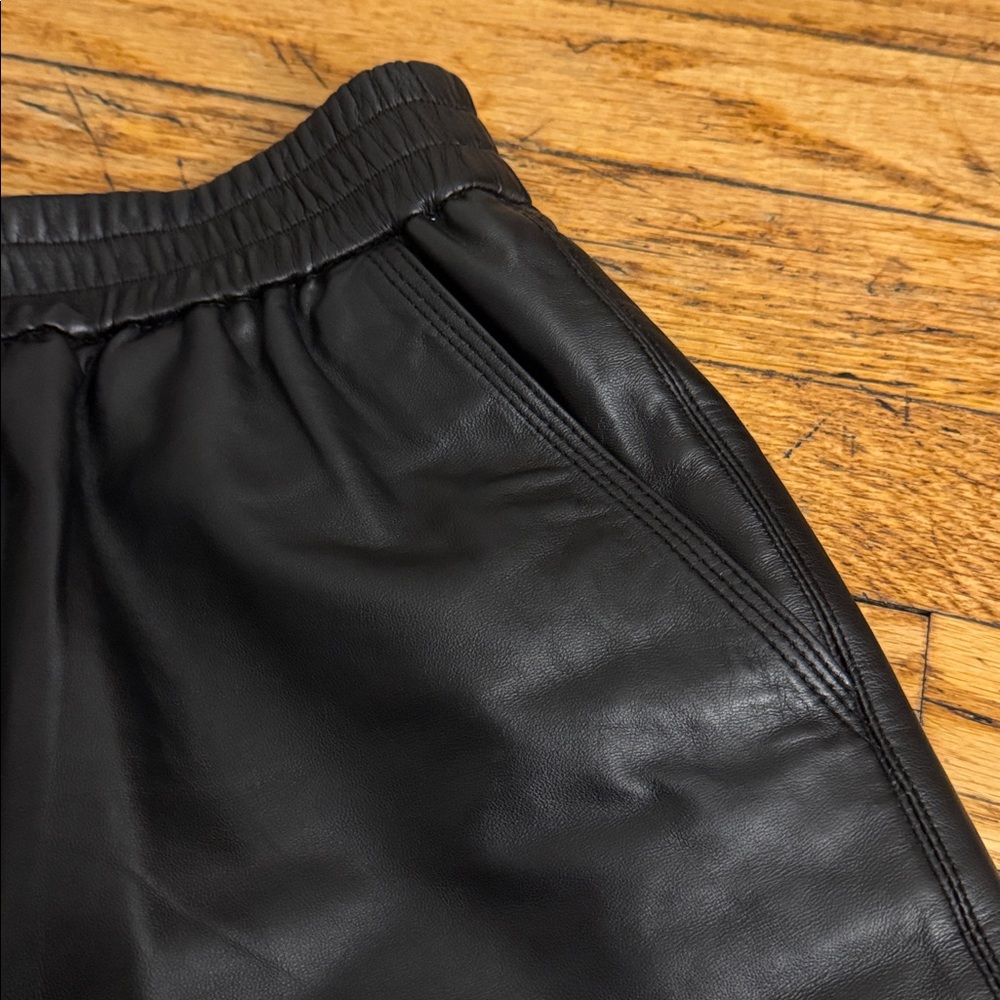 Maje Leather shorts - Picture 4 of 5